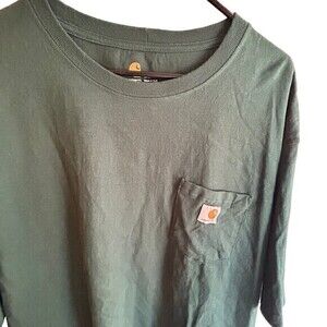 Carhartt T-shirt‎ sz 3Xl short sleeve Green  original fit